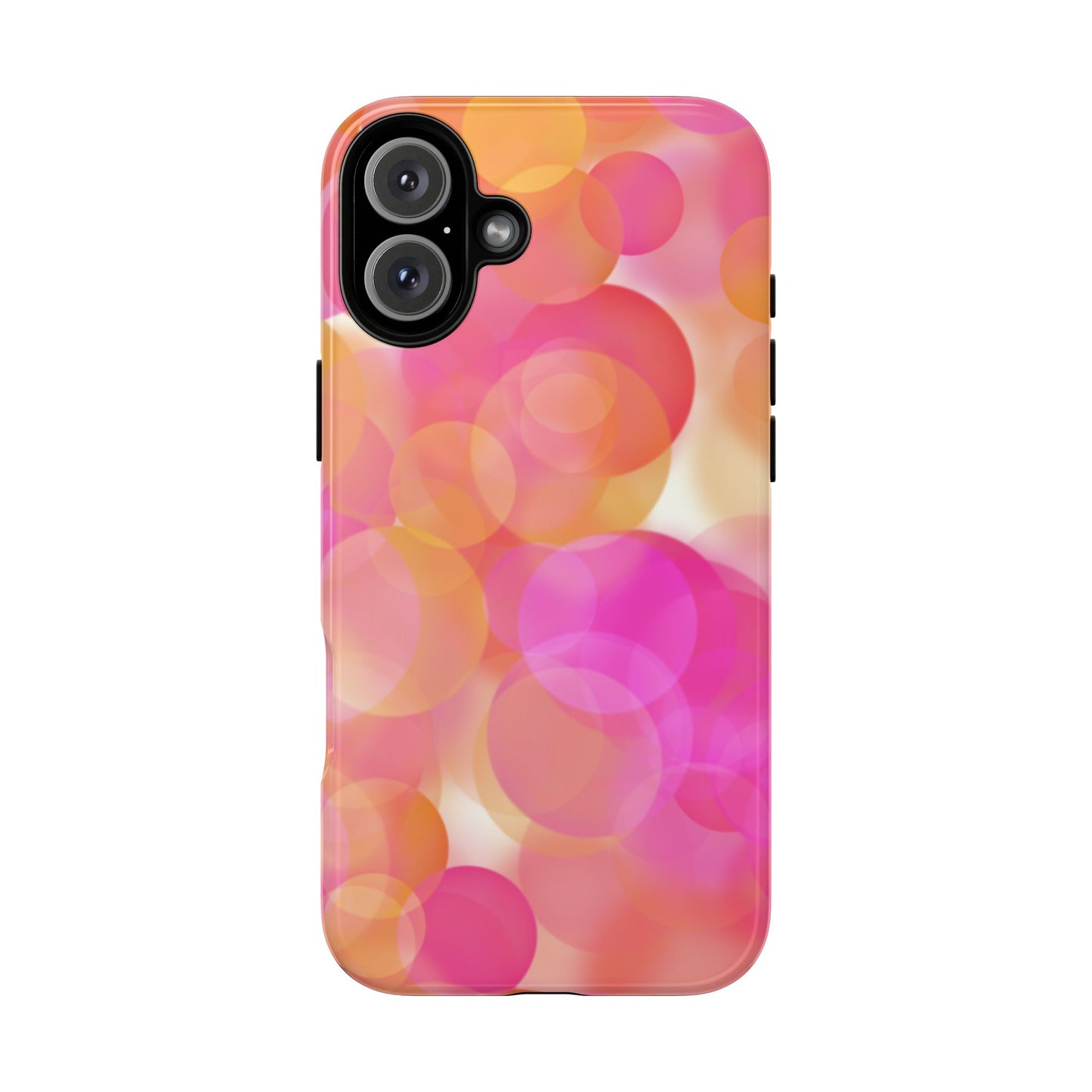 Pink Bubbles Phone Case - Tough Cases, Decorative Cell Phone Cover