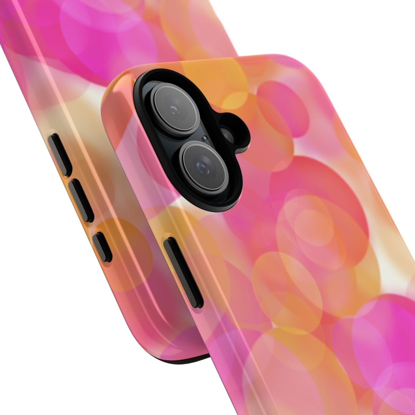 Pink Bubbles Phone Case - Tough Cases, Decorative Cell Phone Cover