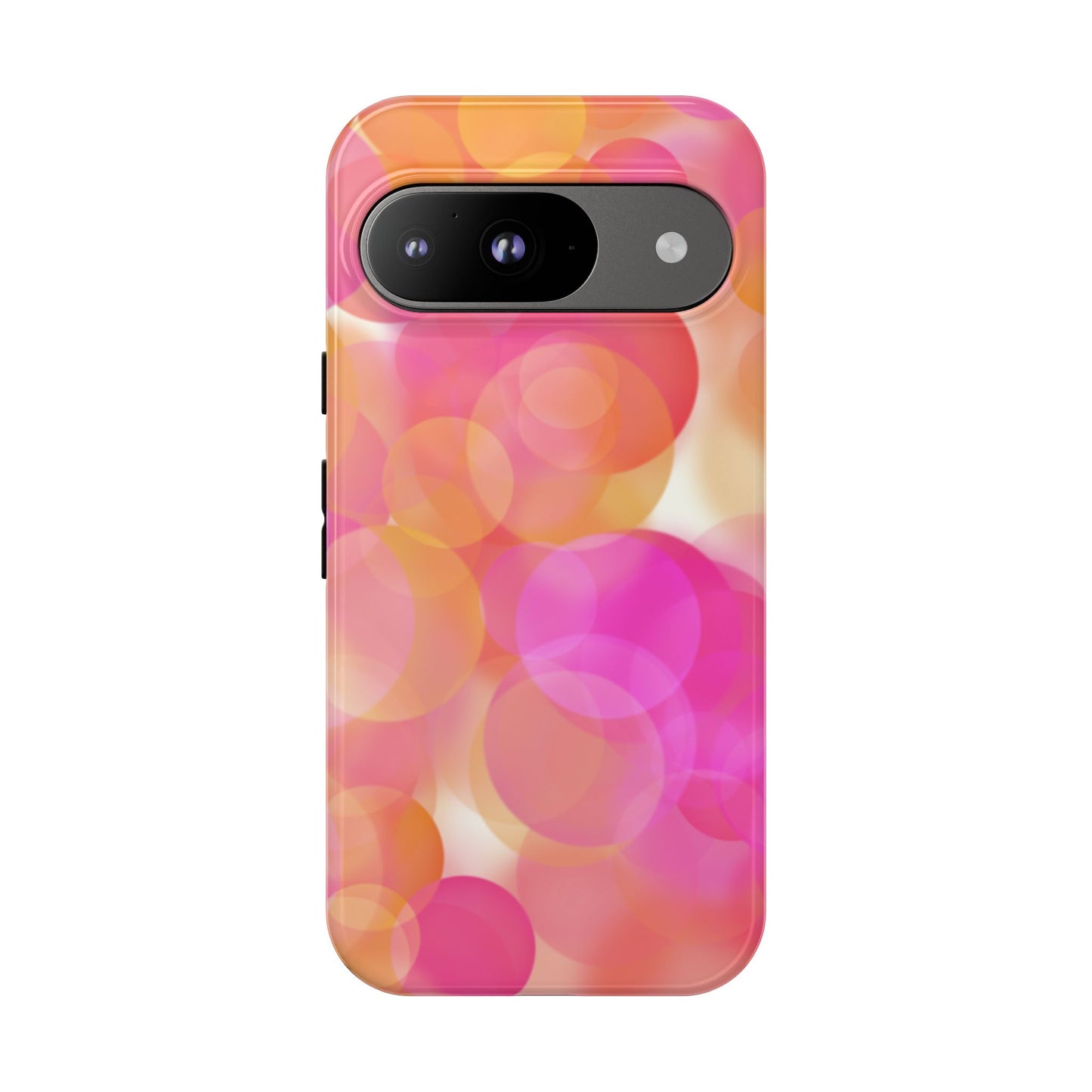 Pink Bubbles Phone Case - Tough Cases, Decorative Cell Phone Cover