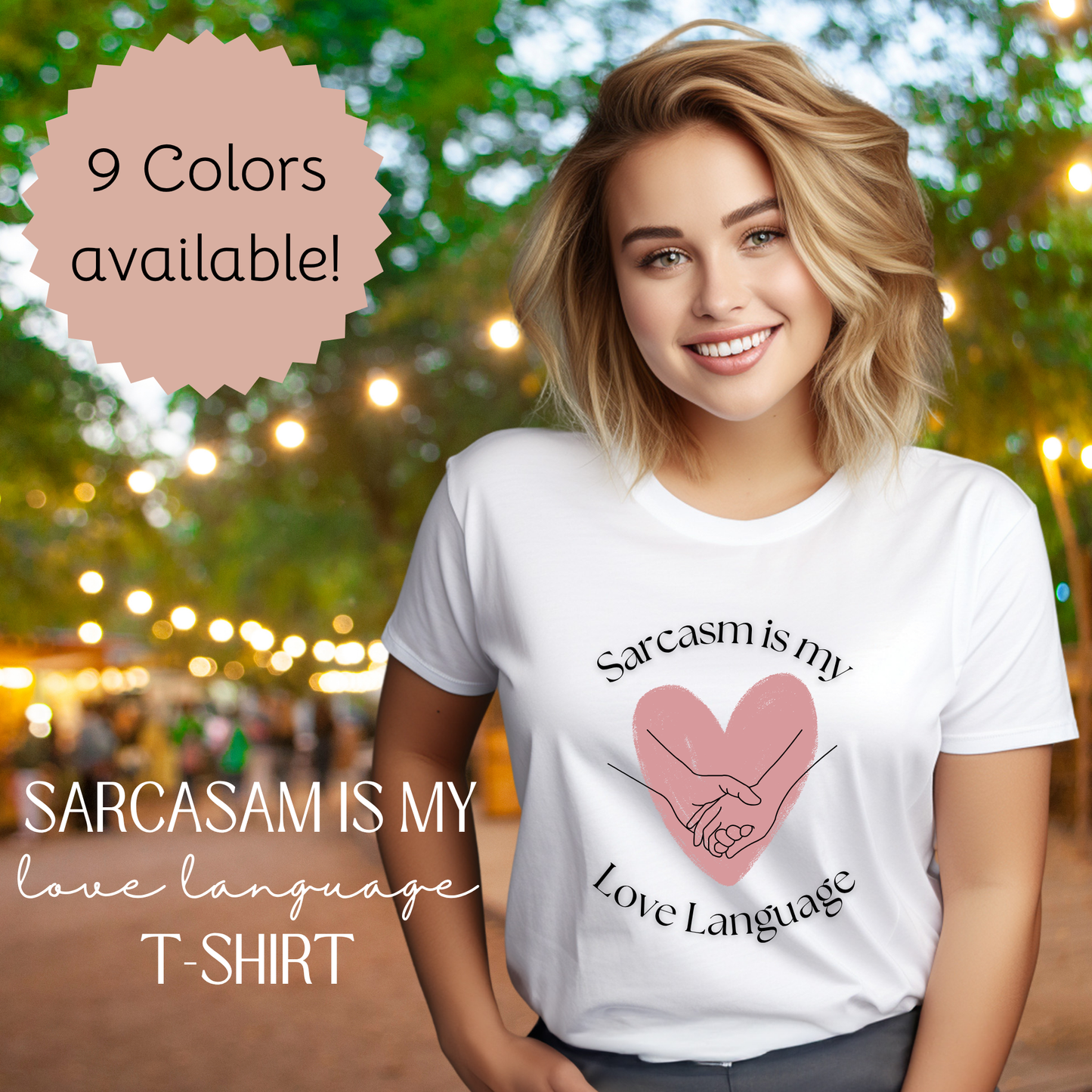 Humorous Unisex Softstyle T-Shirt - "Sarcasm is my Love Language" Casual Statement Tee