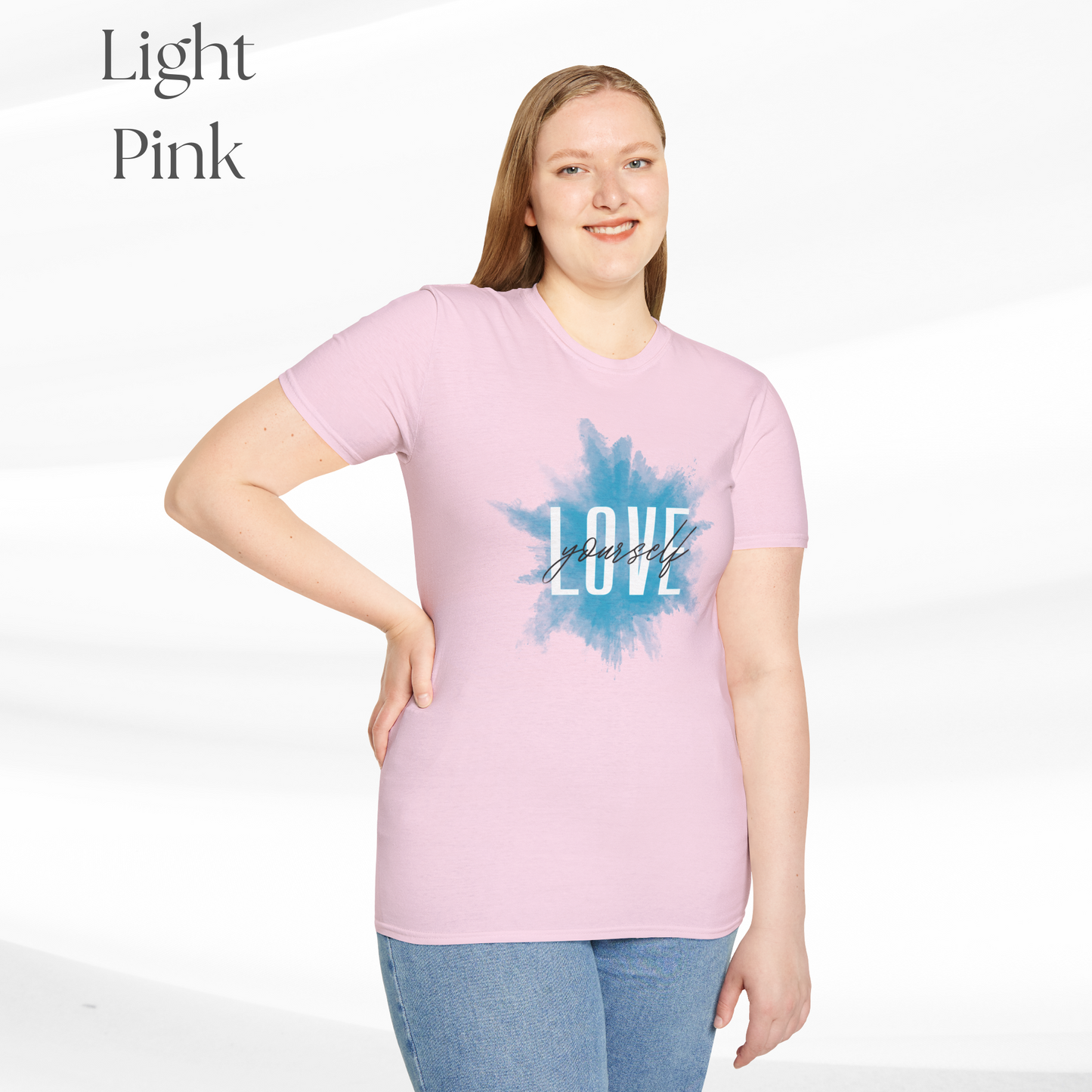 Unisex Softstyle T-Shirt - "Love yourself" Casual Statement Tee