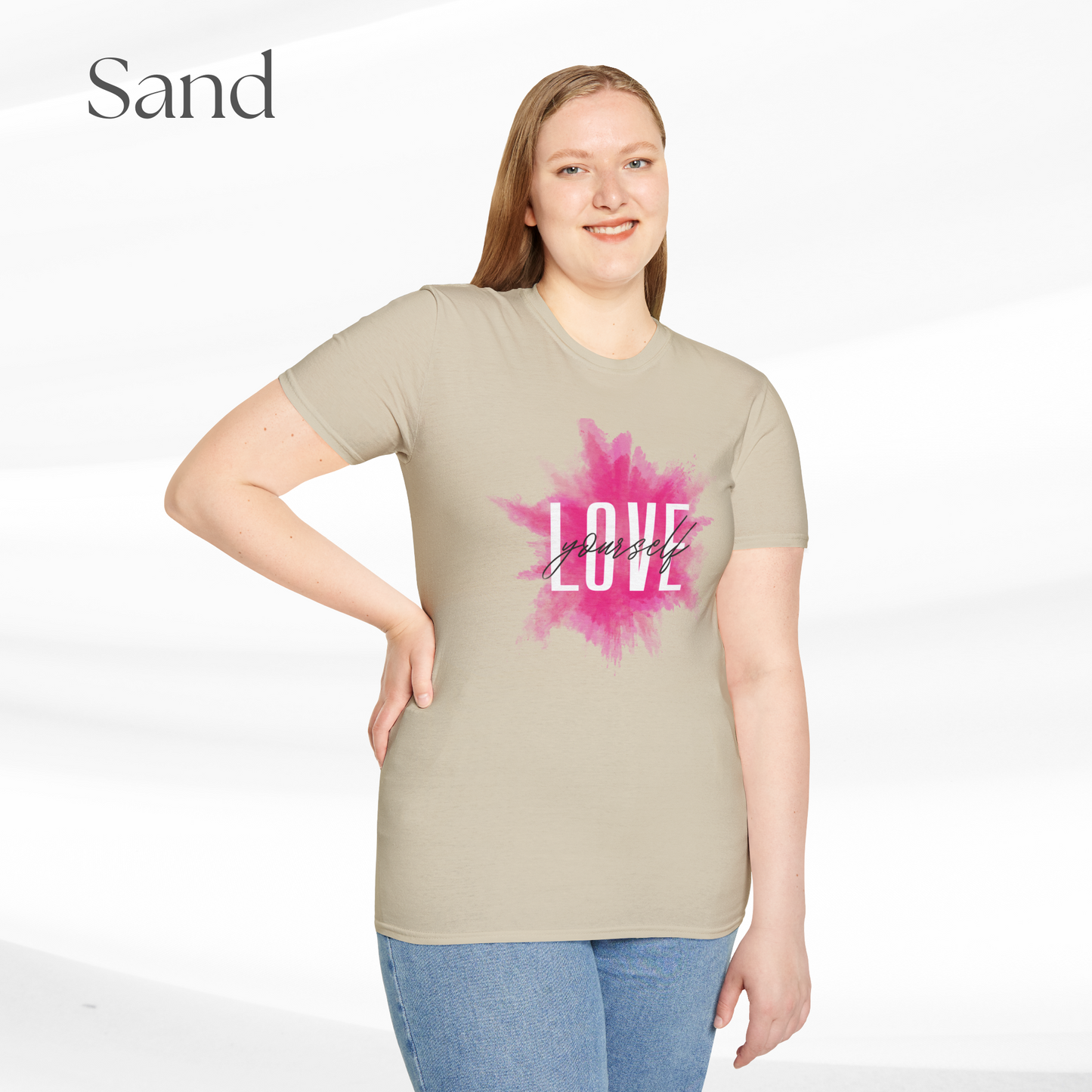 Unisex Softstyle T-Shirt - "Love yourself" Casual Statement Tee