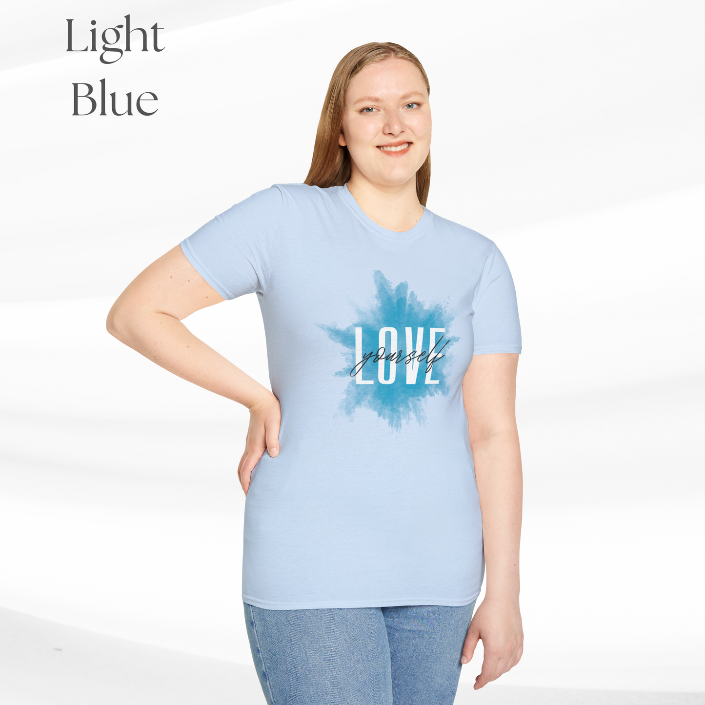 Unisex Softstyle T-Shirt - "Love yourself" Casual Statement Tee