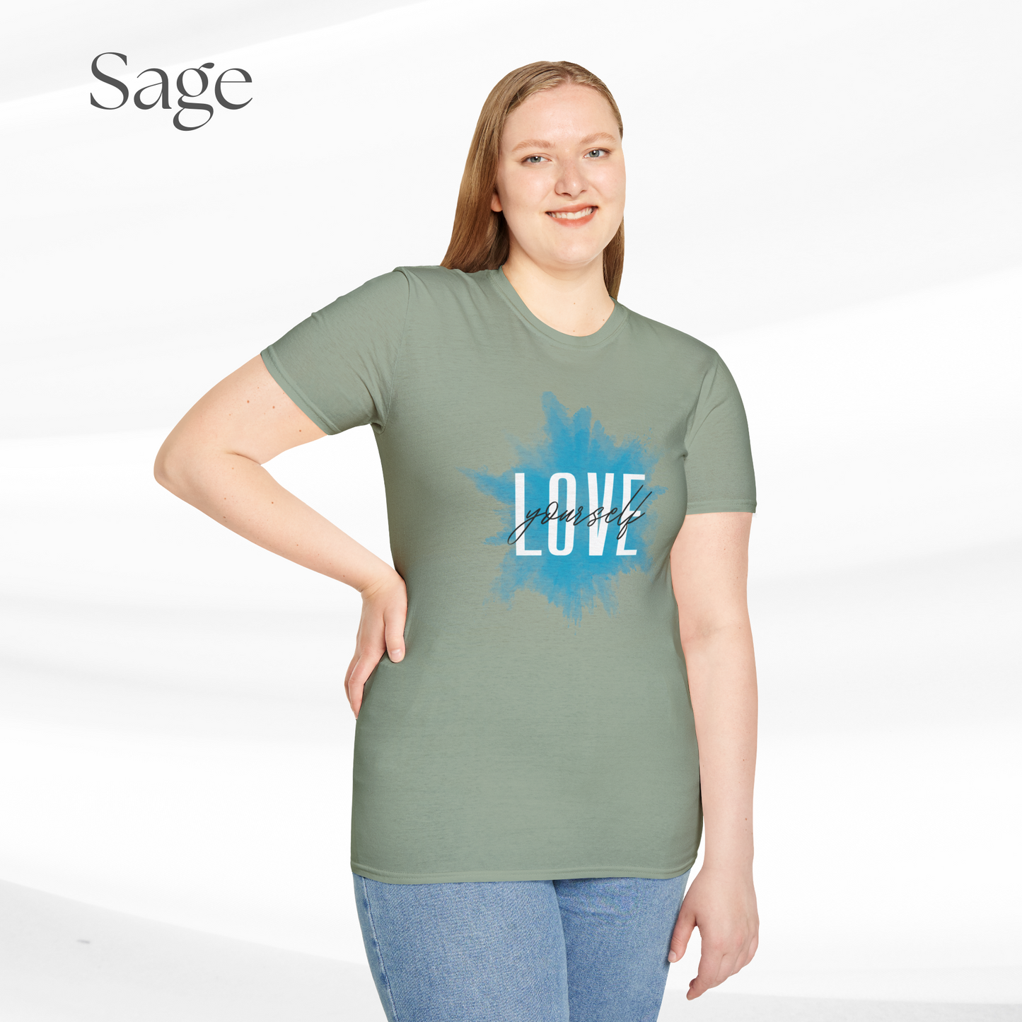 Unisex Softstyle T-Shirt - "Love yourself" Casual Statement Tee