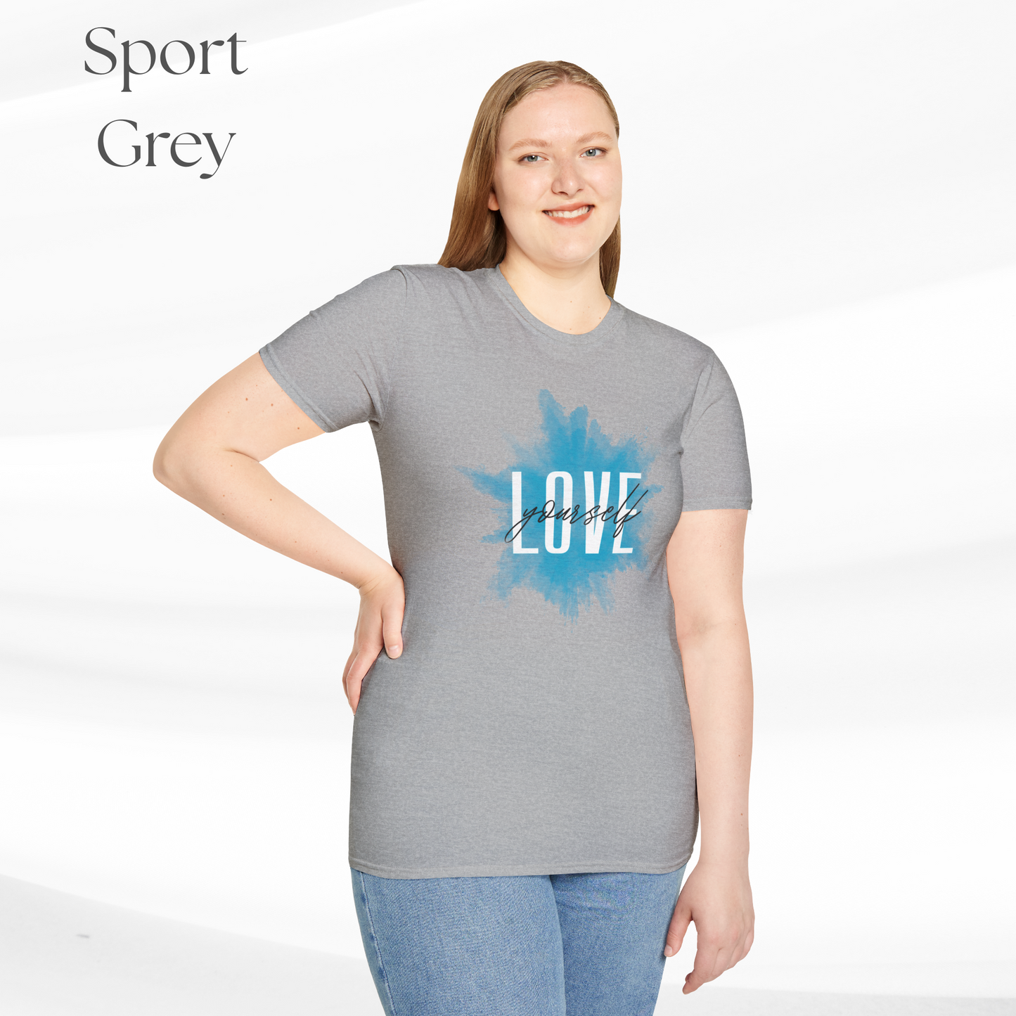Unisex Softstyle T-Shirt - "Love yourself" Casual Statement Tee