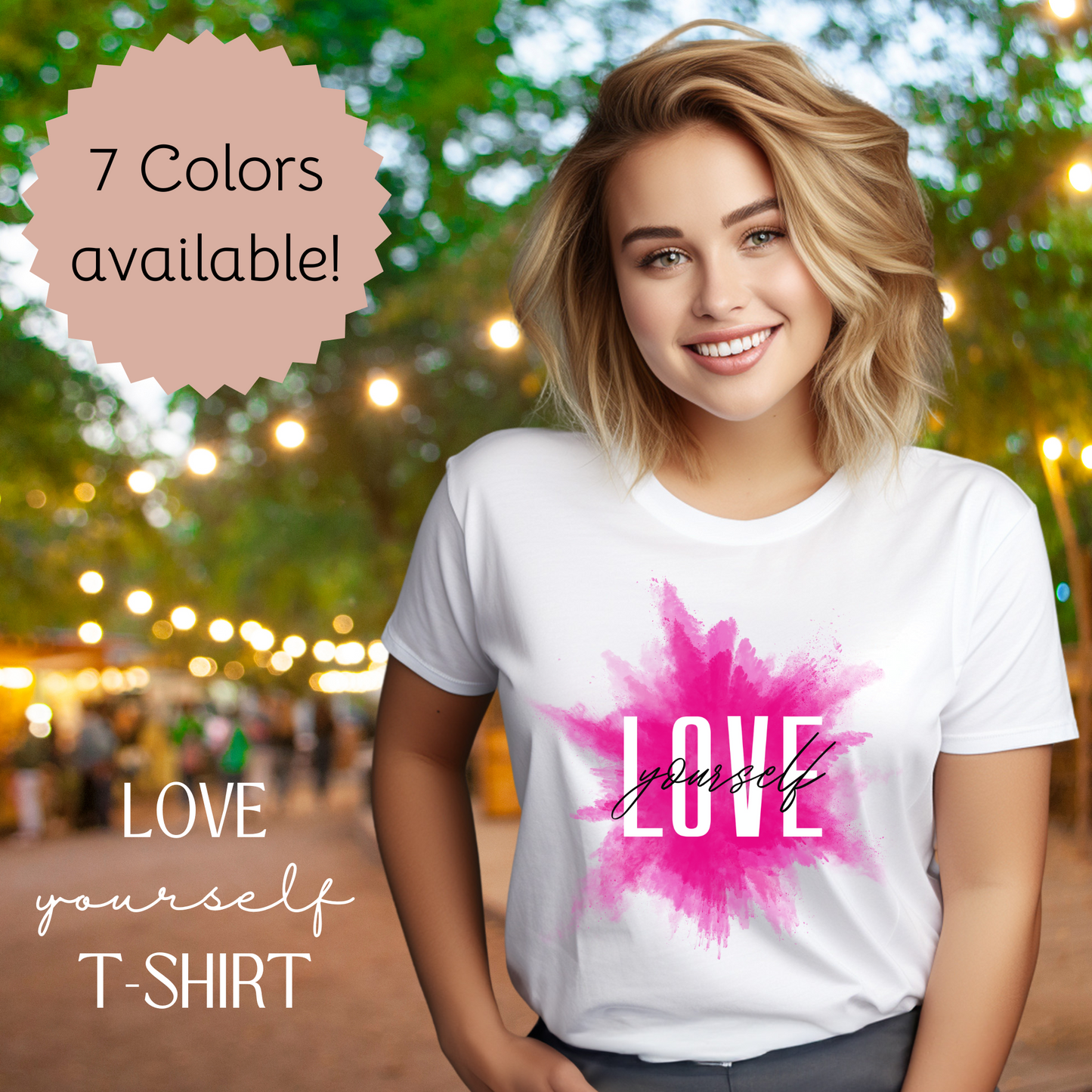 Unisex Softstyle T-Shirt - "Love yourself" Casual Statement Tee