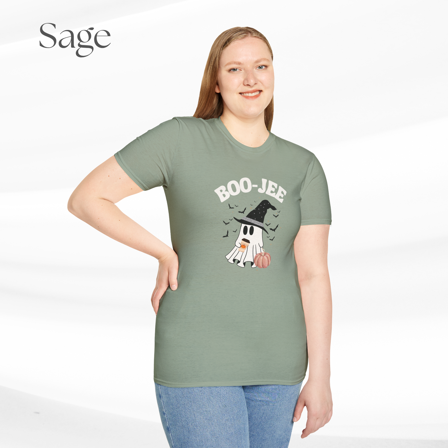 Cute Halloween Ghost Soft style T-Shirt