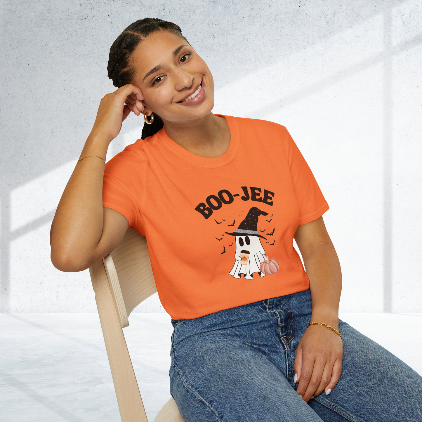 Cute Halloween Ghost Soft style T-Shirt