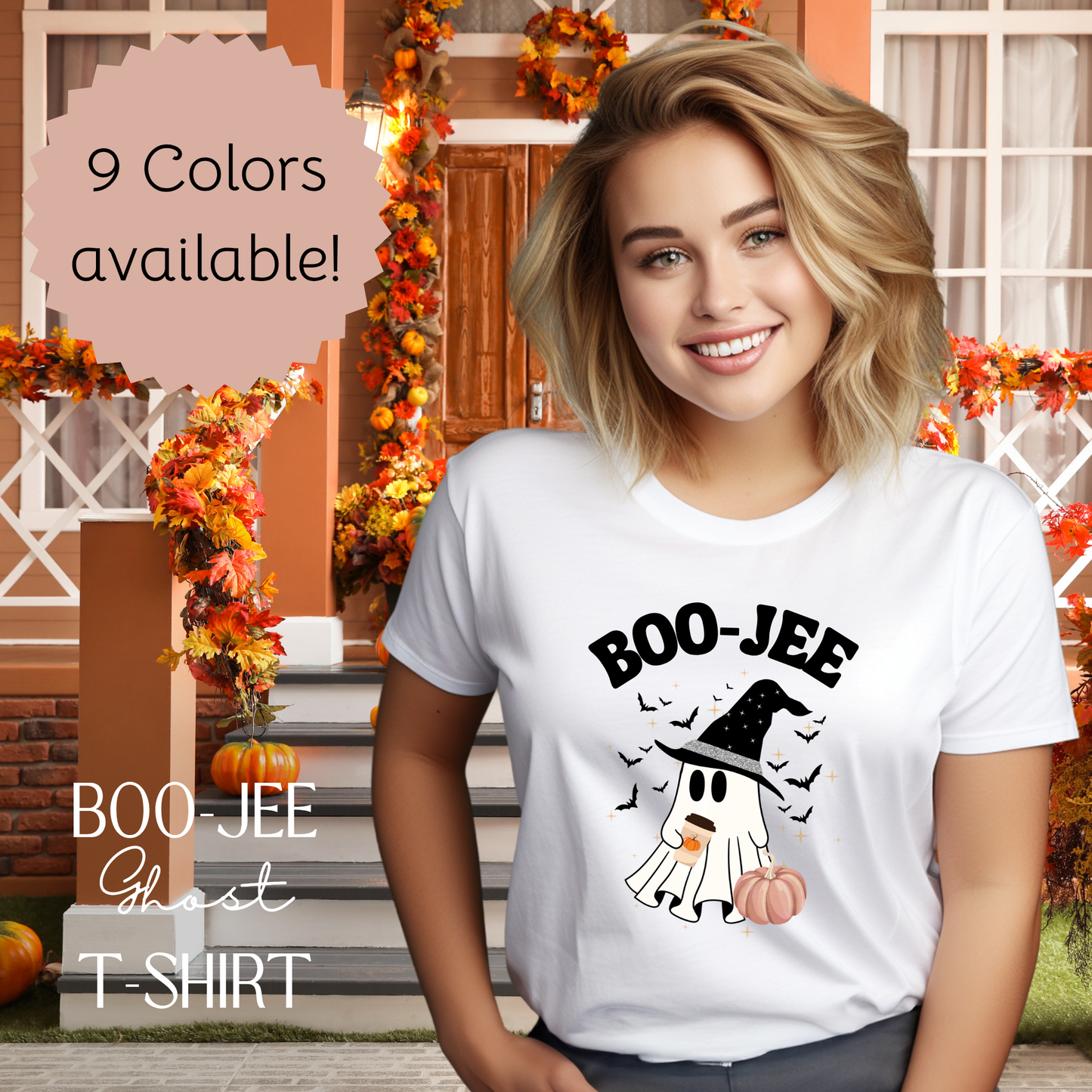 Cute Halloween Ghost Soft style T-Shirt