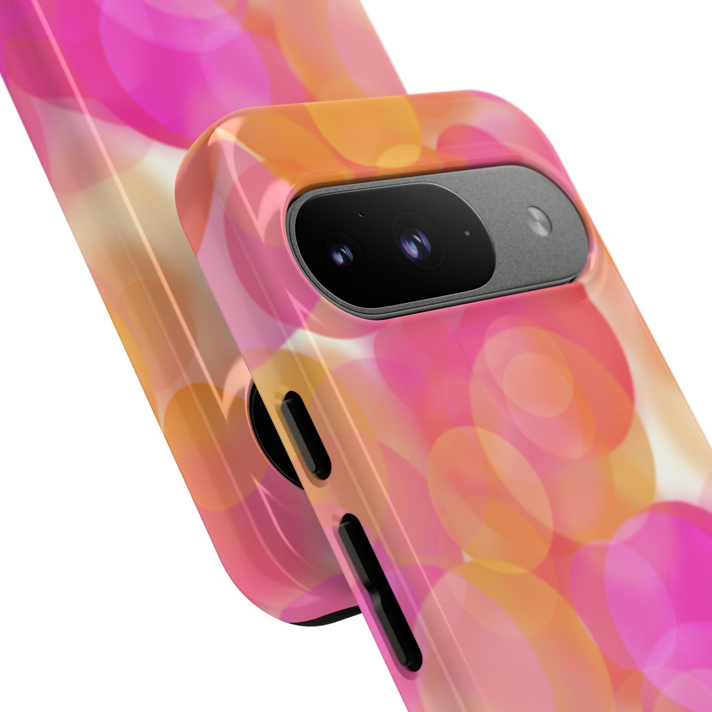 Pink Bubbles Phone Case - Tough Cases, Decorative Cell Phone Cover