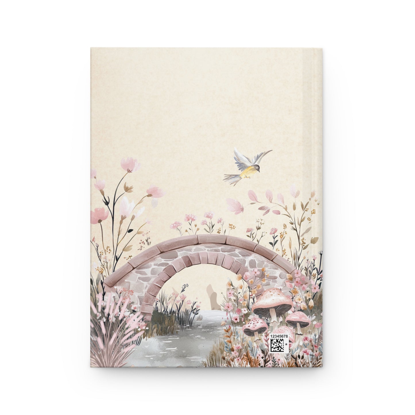 Boho Dreams Hardcover Journal, Nature Inspired Notebook, Artistic Diary, Eco-Friendly Journal