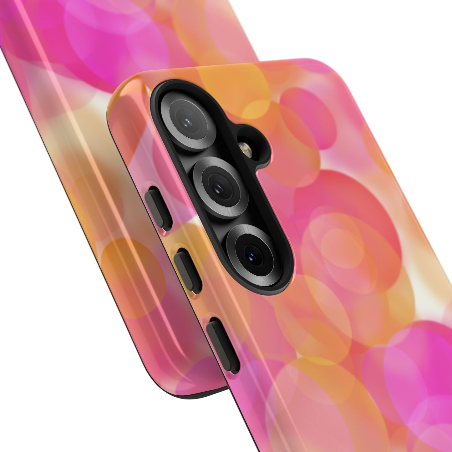 Pink Bubbles Phone Case - Tough Cases, Decorative Cell Phone Cover