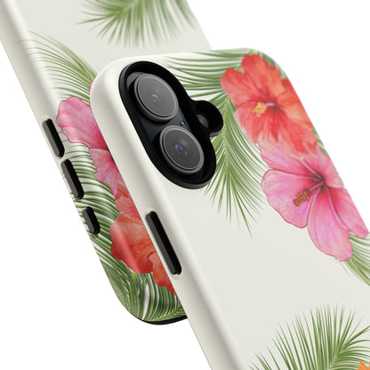 Tropical Flowers Phone Case - Tough Cases, Decorative Cell Phone Cover