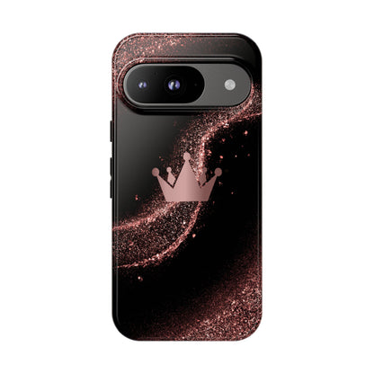 Rose Gold Crown Phone Case - Tough Cases, Decorative Cell Phone Cover