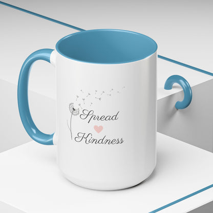 Inspirational Accent Coffee Mug - Spread Kindness