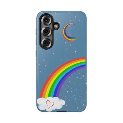 Rainbow Night Phone Case - Tough Cases, Decorative Cell Phone Cover