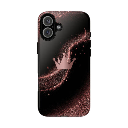Rose Gold Crown Phone Case - Tough Cases, Decorative Cell Phone Cover