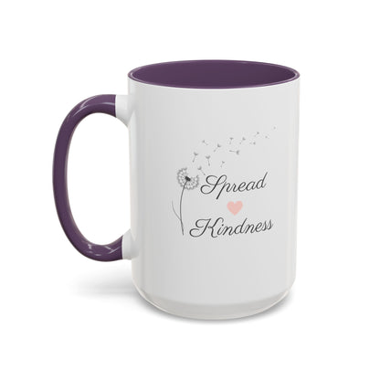 Inspirational Accent Coffee Mug - Spread Kindness