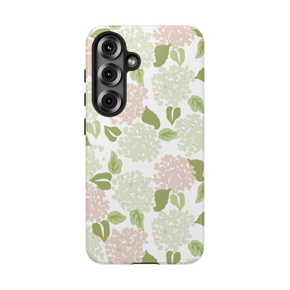 Green Floral Phone Case - Tough Cases, Decorative Cell Phone Cover
