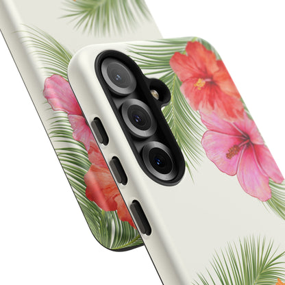 Tropical Flowers Phone Case - Tough Cases, Decorative Cell Phone Cover