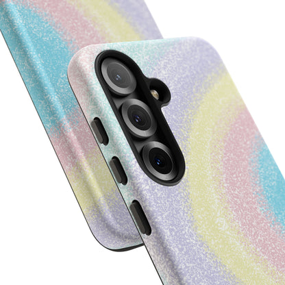 Pastel Rainbow Phone Case - Tough Cases, Decorative Cell Phone Cover