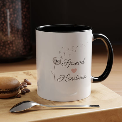 Inspirational Accent Coffee Mug - Spread Kindness