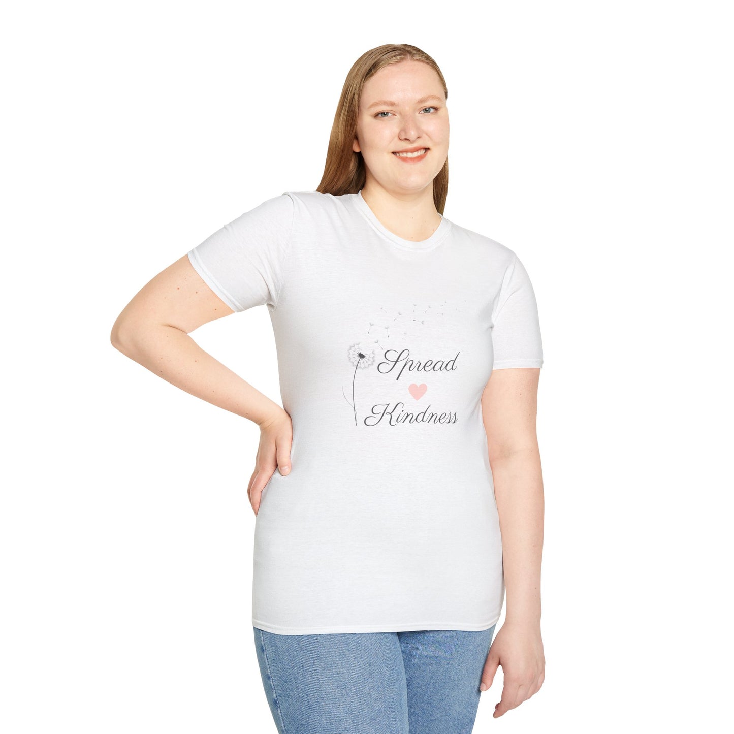 Spread Kindness Unisex Softstyle T-Shirt - Inspirational Gift for Any Occasion