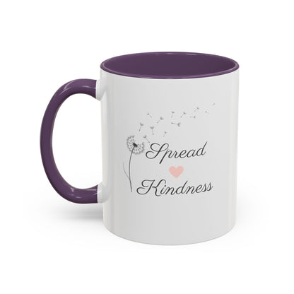 Inspirational Accent Coffee Mug - Spread Kindness