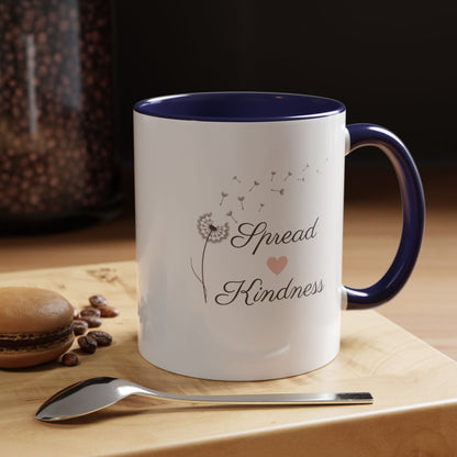 Inspirational Accent Coffee Mug - Spread Kindness