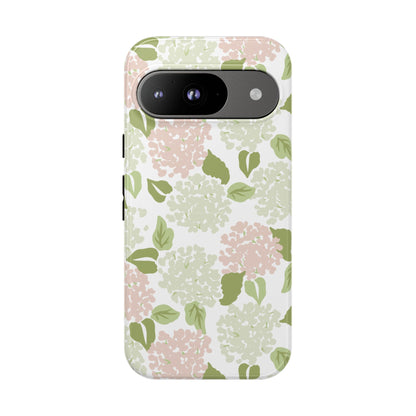 Green Floral Phone Case - Tough Cases, Decorative Cell Phone Cover