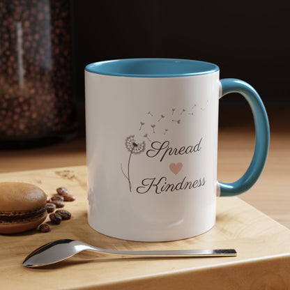 Inspirational Accent Coffee Mug - Spread Kindness