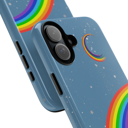 Rainbow Night Phone Case - Tough Cases, Decorative Cell Phone Cover