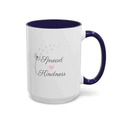 Inspirational Accent Coffee Mug - Spread Kindness