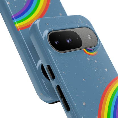 Rainbow Night Phone Case - Tough Cases, Decorative Cell Phone Cover