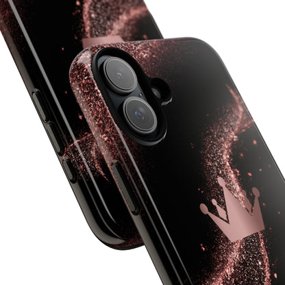 Rose Gold Crown Phone Case - Tough Cases, Decorative Cell Phone Cover