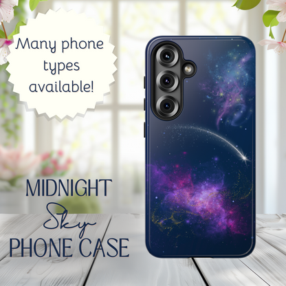 Midnight Sky Phone Case - Tough Cases, Decorative Cell Phone Cover