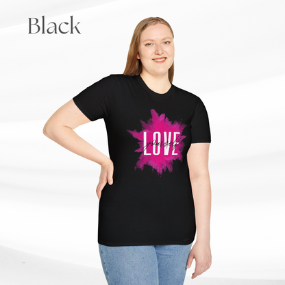 Unisex Softstyle T-Shirt - "Love yourself" Casual Statement Tee
