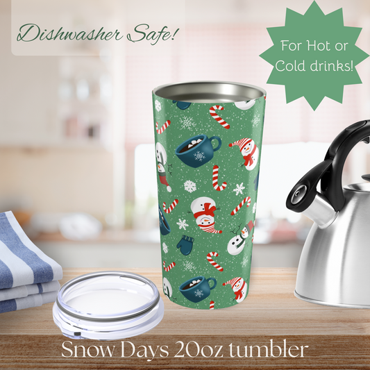 Christmas Snow Days Tumbler 20oz