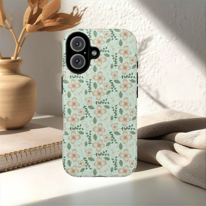 Petal Garden Floral Phone Case - Tough Cases, Decorative Cell Phone Cover