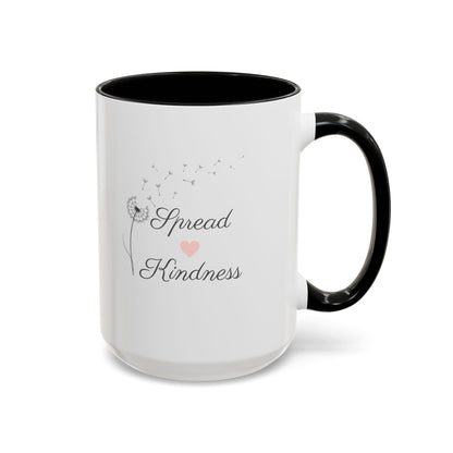 Inspirational Accent Coffee Mug - Spread Kindness