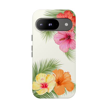 Tropical Flowers Phone Case - Tough Cases, Decorative Cell Phone Cover