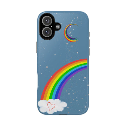 Rainbow Night Phone Case - Tough Cases, Decorative Cell Phone Cover