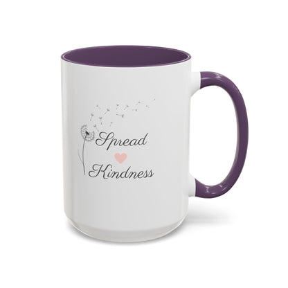 Inspirational Accent Coffee Mug - Spread Kindness