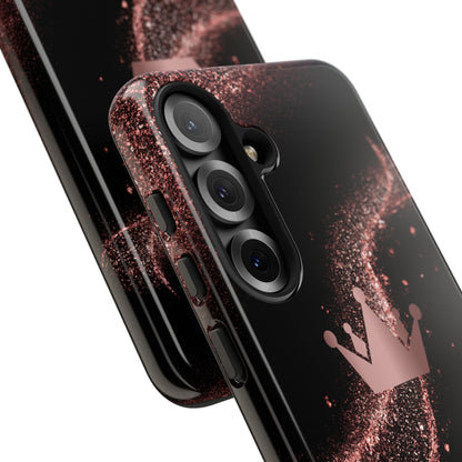 Rose Gold Crown Phone Case - Tough Cases, Decorative Cell Phone Cover