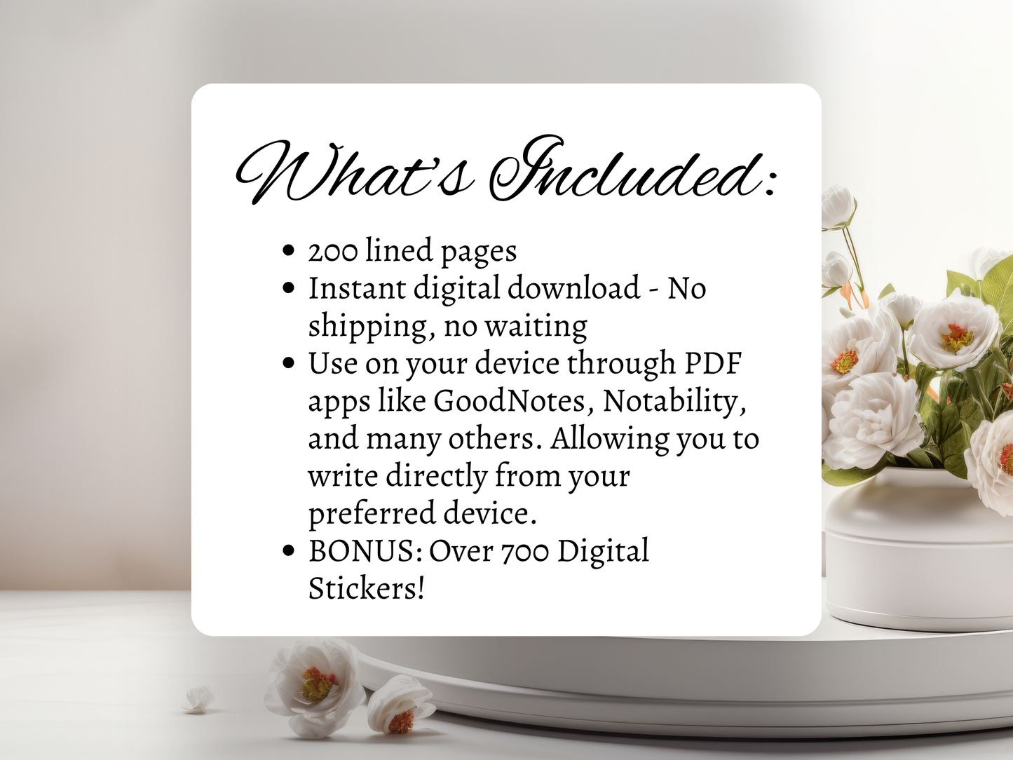 Daily Journal | Self-Reflection & Mindfulness | Digital Download | Moody Purple