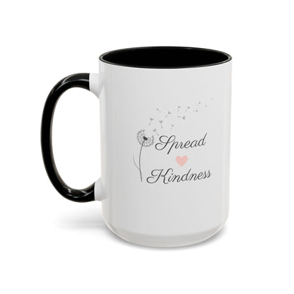 Inspirational Accent Coffee Mug - Spread Kindness