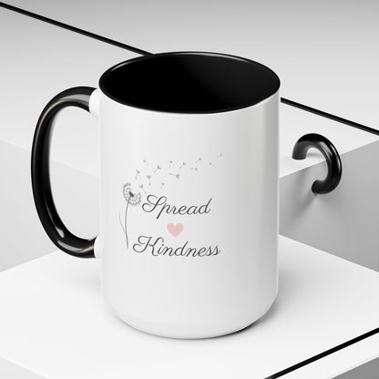 Inspirational Accent Coffee Mug - Spread Kindness