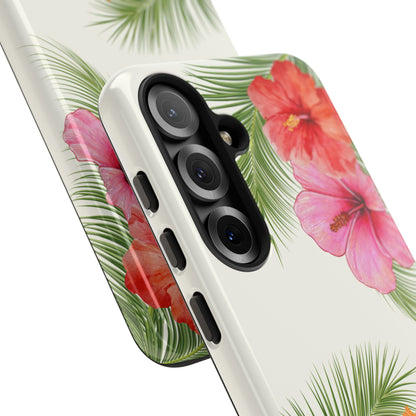 Tropical Flowers Phone Case - Tough Cases, Decorative Cell Phone Cover