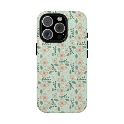 Petal Garden Floral Phone Case - Tough Cases, Decorative Cell Phone Cover