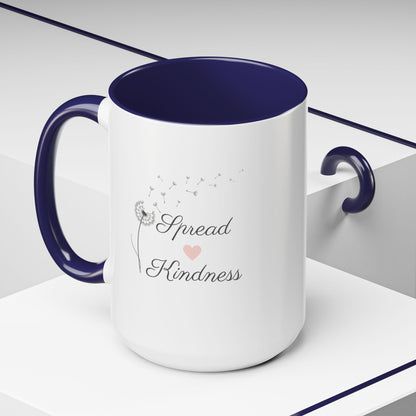 Inspirational Accent Coffee Mug - Spread Kindness